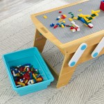 Masuta de construit piese LEGO Building Bricks Play N Store Table Kidkraft